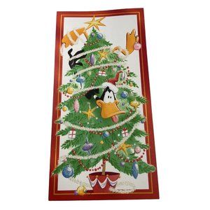 Vintage Hallmark Looney Tunes Daffy Duck Christmas 1 Card + 1 Envelope UNSIGNED